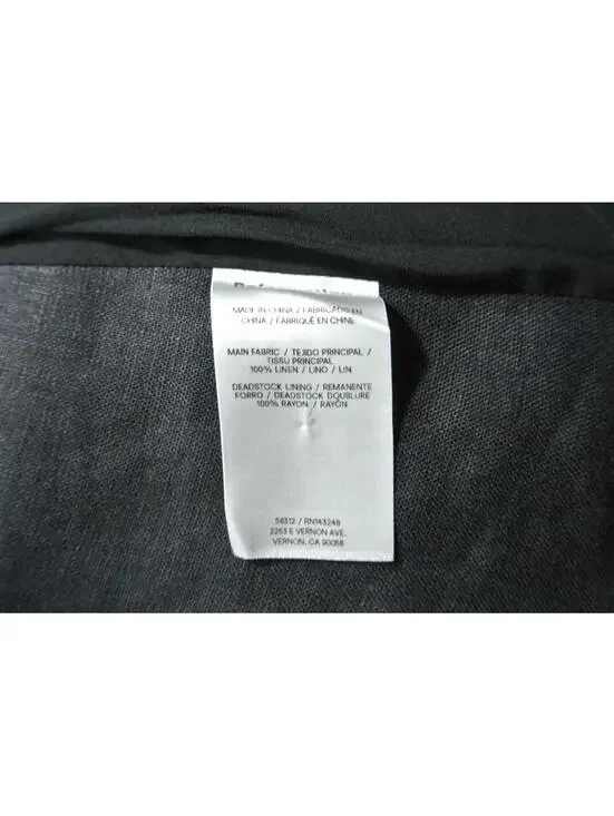 NEW, Reformation Annabella Top in Black SZ 12 #T3761 - Picture 3 of 5